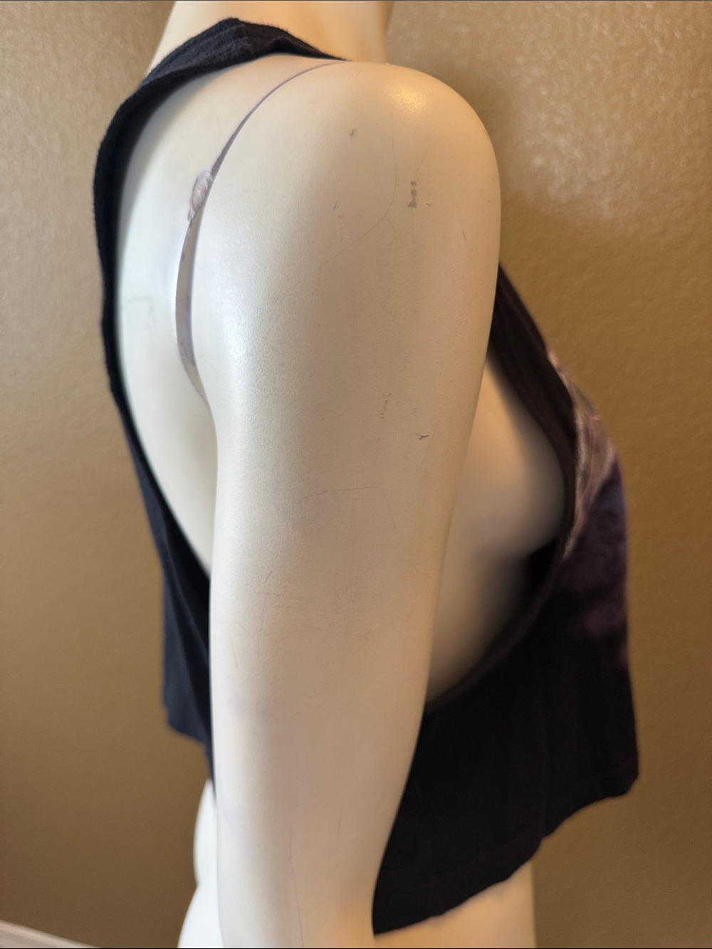 Metallica Bravado Brand "Ride the Lightning" Black Cropped Tank Top Vintage Y2K - Picture 3 of 4
